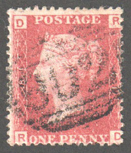 Great Britain Scott 33 Used Plate 81 - RD - Click Image to Close